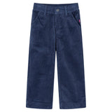 VidaXL Kinderhose 104 Cord Marineblau