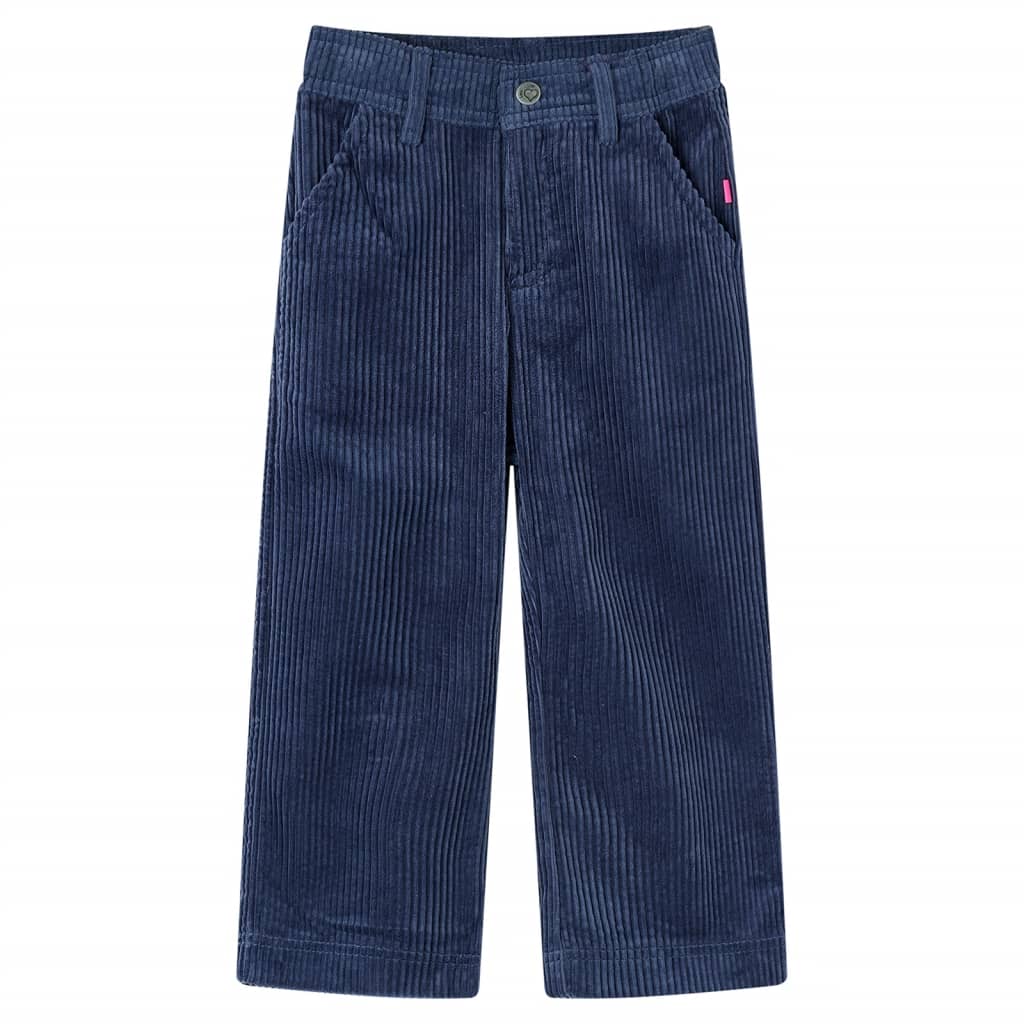 VidaXL Kinderhose 116 Cord Marineblau