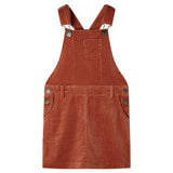 VidaXL Kindergartenkleid 104 Cord Cognac