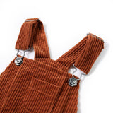 VidaXL Kindergartenkleid 128 Cord Cognac