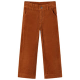 VidaXL Kinderhose 92 Cord Cognac