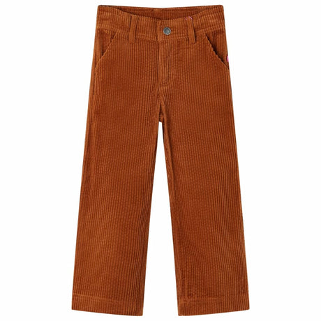 VidaXL Kinderhose 104 Cord cognacfarben