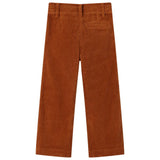 VidaXL Kinderhose 128 Cord cognacfarben