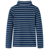 VidaXL Kindershirt mit langen Ärmeln 92 Marineblau