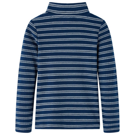 VidaXL Kinderhemd mit langen Ärmeln 140 Marineblau