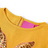 VidaXL Kindershirt mit langen Ärmeln 140 Ocker