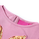 VidaXL Kindershirt mit langen Ärmeln 104 rosa braun