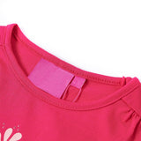 VidaXL Kindershirt mit langen Ärmeln 128 leuchtendes Rosa