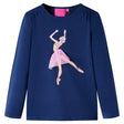 VidaXL Kindershirt mit langen Ärmeln 104 Marineblau