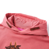VidaXL Kinderpullover mit Kapuze 92 Altrosa