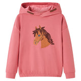 VidaXL Kinderpullover mit Kapuze 116 Altrosa