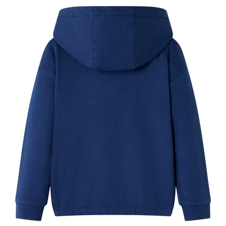 VidaXL Kinderpullover mit Kapuze 92 Marineblau