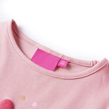 VidaXL Kindershirt mit langen Ärmeln 104 Hellrosa