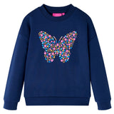 VidaXL Kinderpullover 104 Marineblau