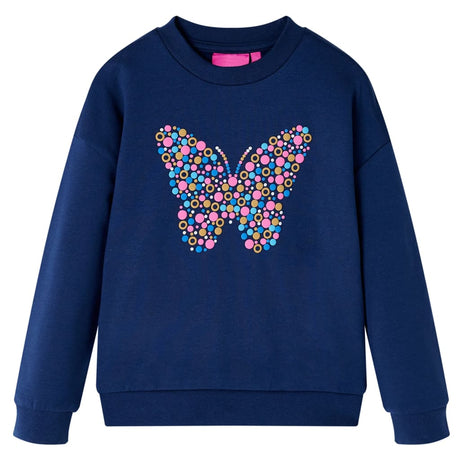 VidaXL Kinderpullover 116 Marineblau