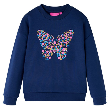 VidaXL Kinderpullover 128 Marineblau