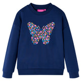 VidaXL Kinderpullover 140 Marineblau
