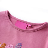 VidaXL Kindershirt mit langen Ärmeln 92 Himbeerfarbe