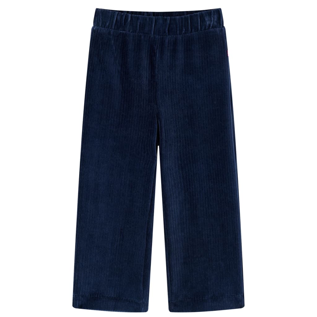 VidaXL Kinderhose 92 Cord Marineblau
