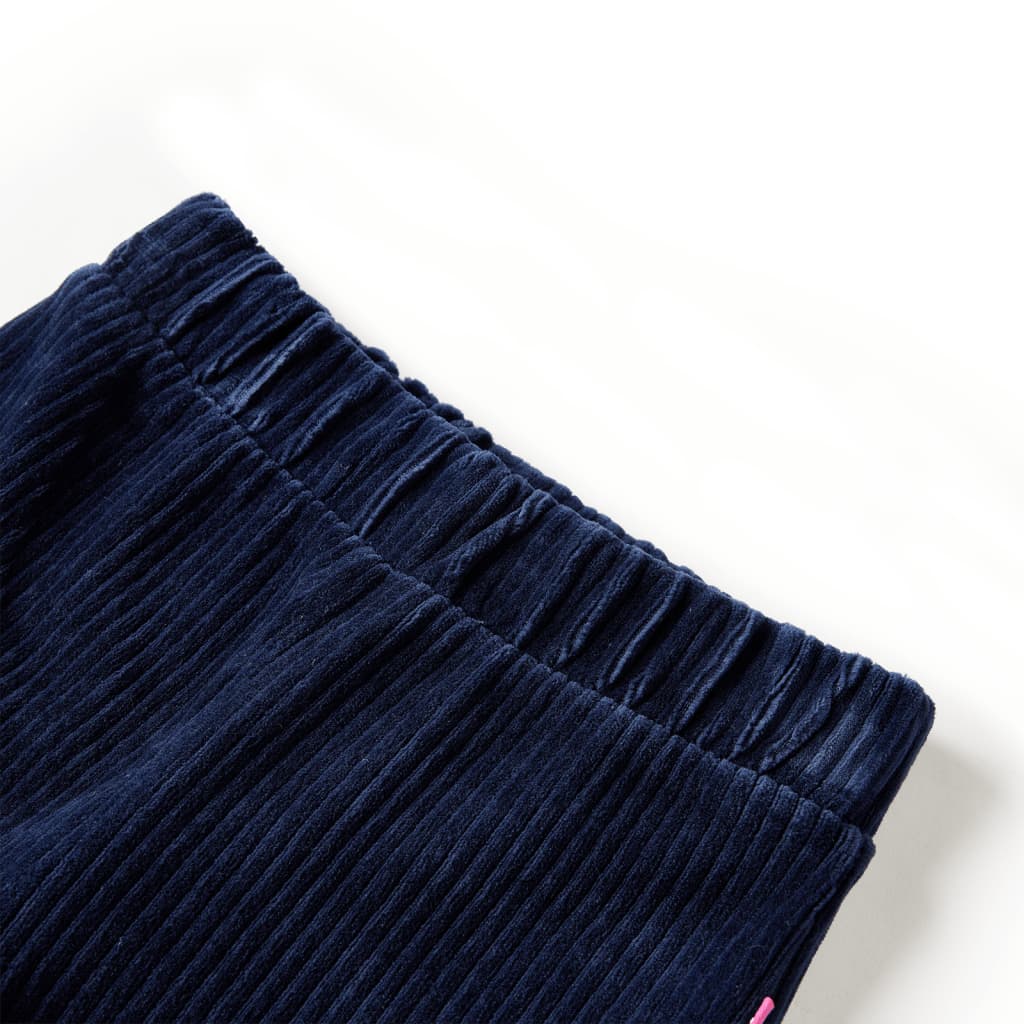 VidaXL Kinderhose 140 Cord Marineblau