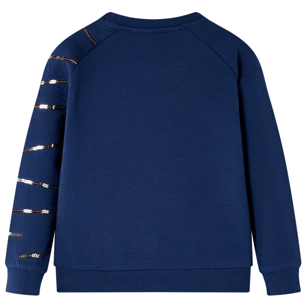 VidaXL Kinderpullover 128 Marineblau