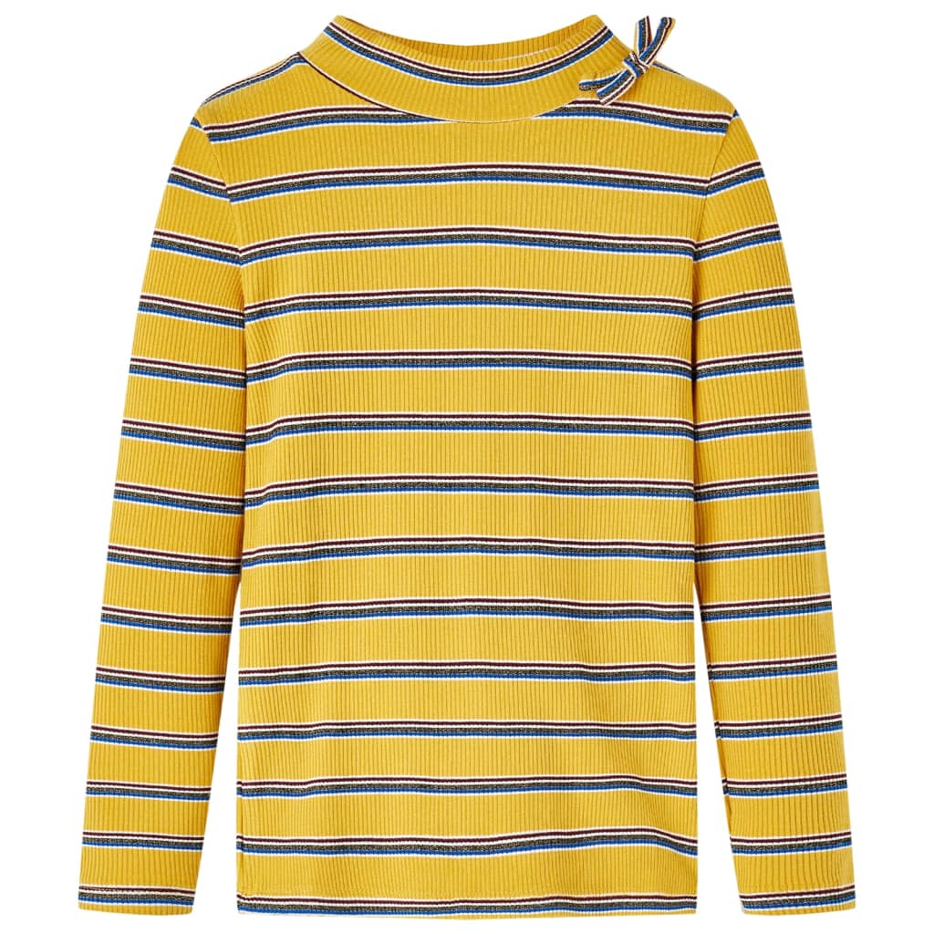 VidaXL Kindershirt mit langen Ärmeln 104 Ocker