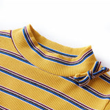 VidaXL Kindershirt mit langen Ärmeln 104 Ocker