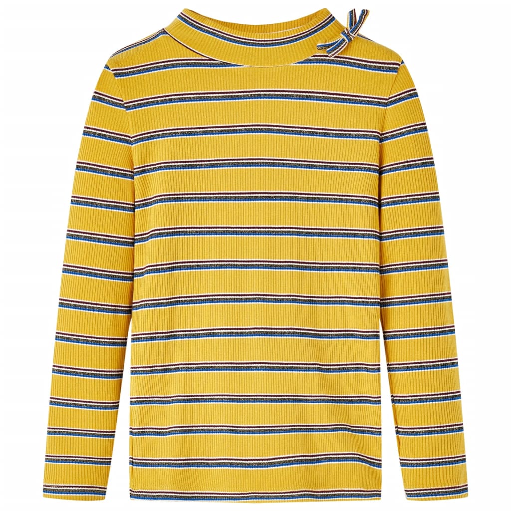VidaXL Kindershirt mit langen Ärmeln 116 Ocker