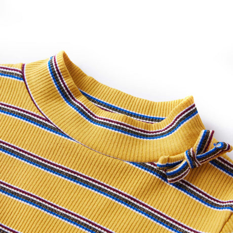 VidaXL Kindershirt mit langen Ärmeln 140 Ocker