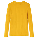 VidaXL Kindershirt mit langen Ärmeln 104 Ocker