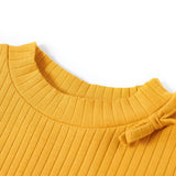 VidaXL Kindershirt mit langen Ärmeln 140 Ocker