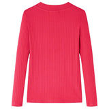 VidaXL Kindershirt mit langen Ärmeln 92 leuchtendes Rosa
