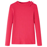 VidaXL Kindershirt mit langen Ärmeln 104 leuchtendes Rosa