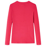 VidaXL Kindershirt mit langen Ärmeln 116 leuchtendes Rosa