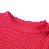 VidaXL Kindershirt mit langen Ärmeln 116 leuchtendes Rosa