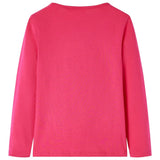 VidaXL Kindershirt mit langen Ärmeln 116 leuchtendes Rosa