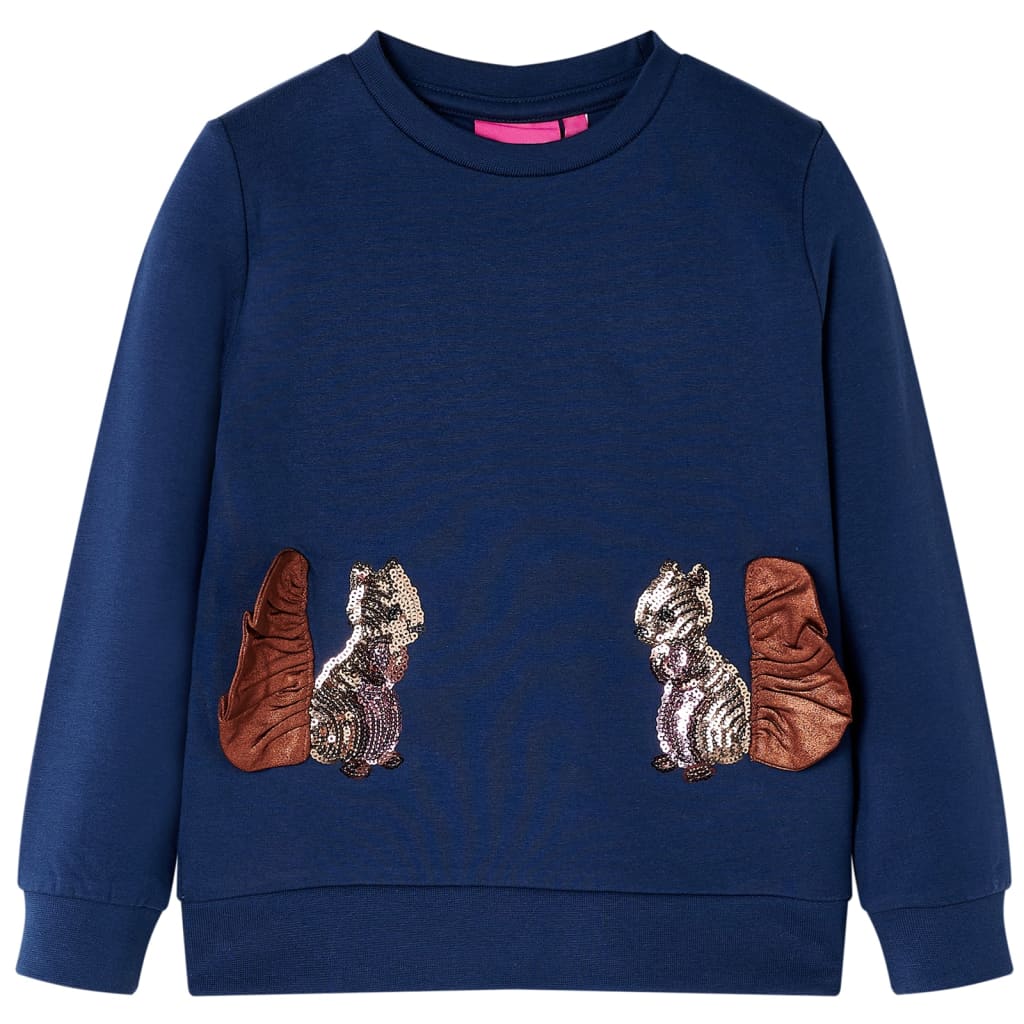 VidaXL Kinderpullover 92 Marineblau