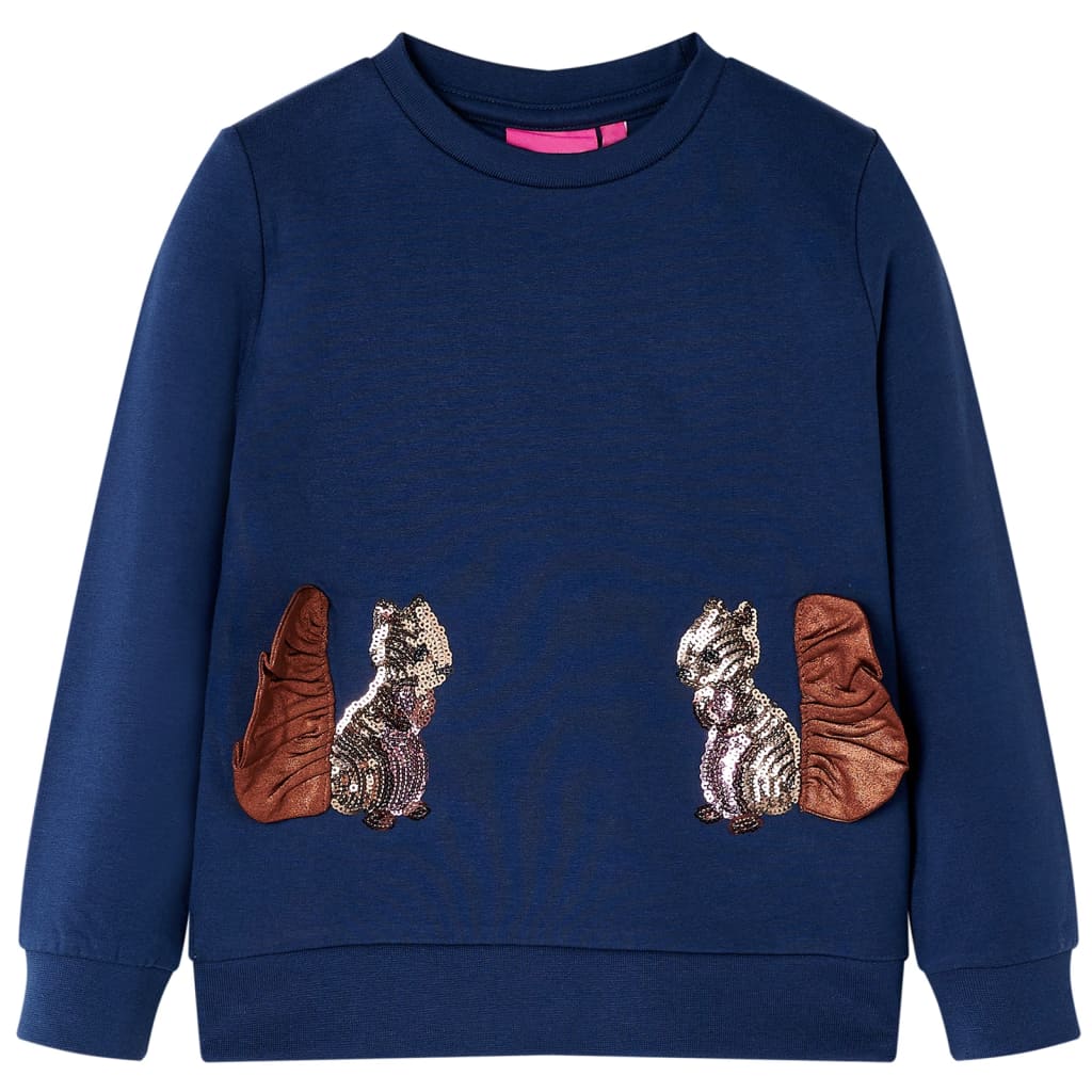 VidaXL Kinderpullover 140 Marineblau