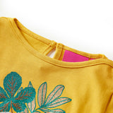 VidaXL Kindershirt mit langen Ärmeln 92 Ocker