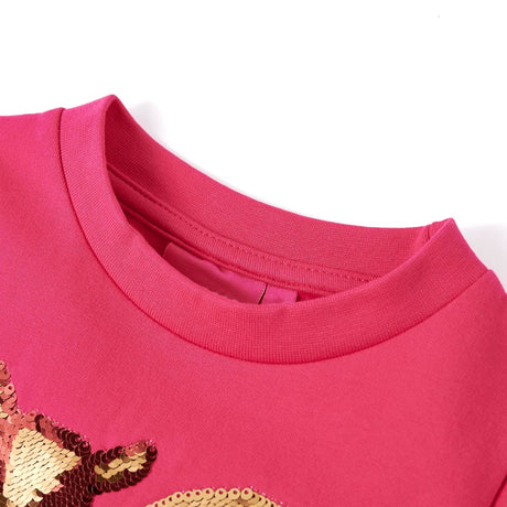 VidaXL Kinderpullover 92 leuchtendes Rosa