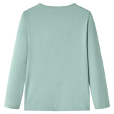 VidaXL Kindershirt mit langen Ärmeln 116 Medium Mint