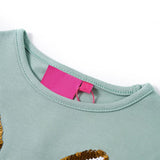 VidaXL Kindershirt mit langen Ärmeln 128 Medium Mint