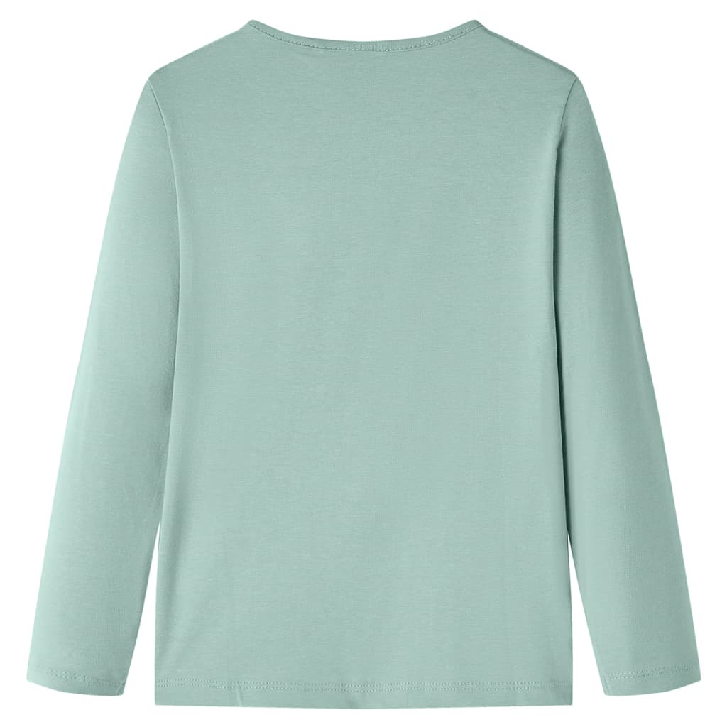 VidaXL Kindershirt mit langen Ärmeln 140 Medium Mint