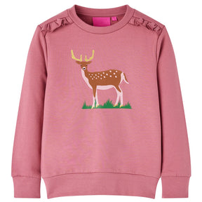 VidaXL Kinderpullover 128 himbeerfarben