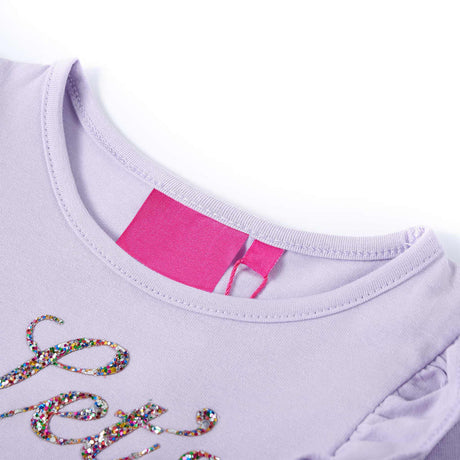 VidaXL Kindershirt mit langen Ärmeln 104 Hellflieder