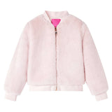 VidaXL Kindermantel 128 Kunstfell Zartrosa
