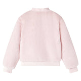 VidaXL Kindermantel 128 Kunstfell Zartrosa