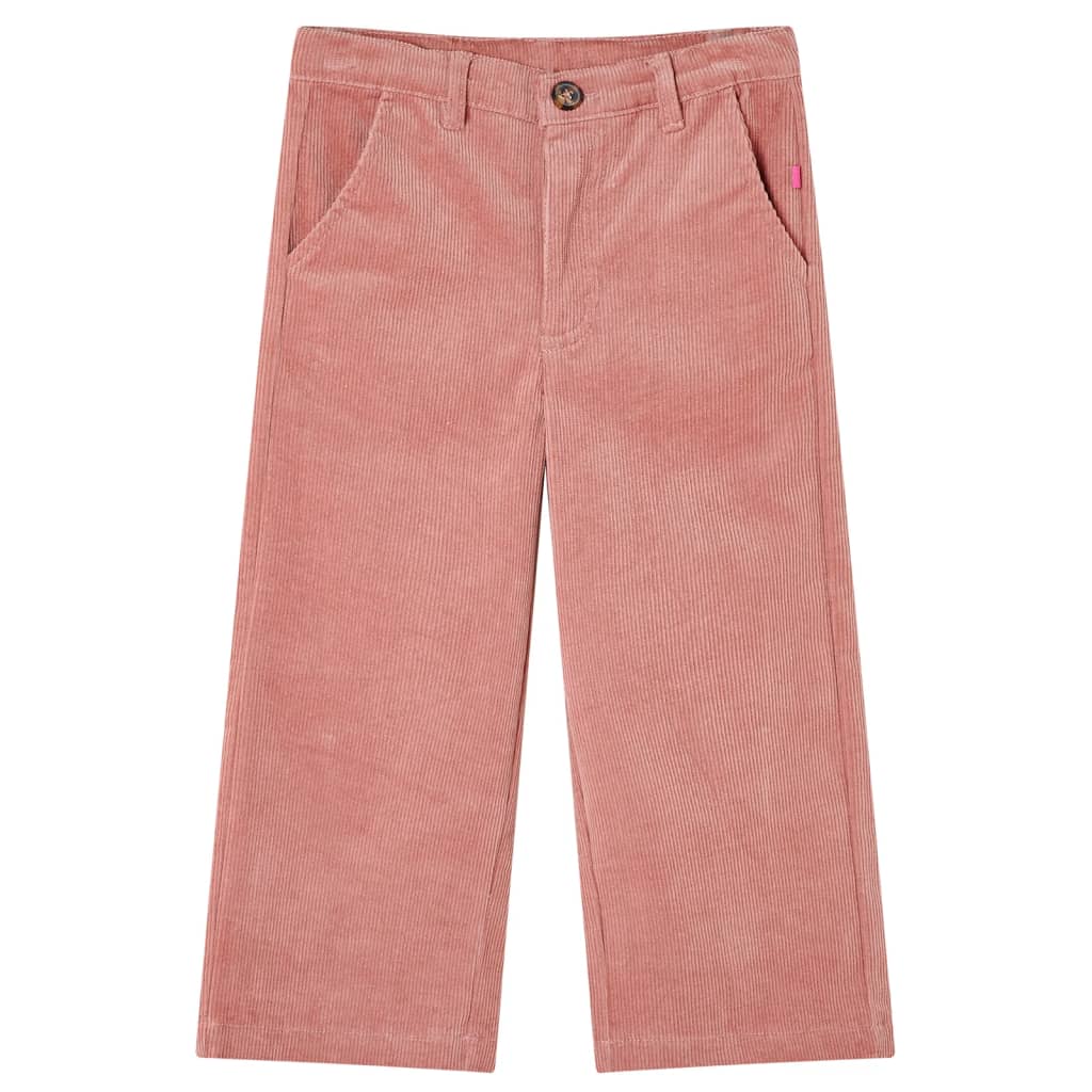 VidaXL Kinderhose 92 Cord altrosa