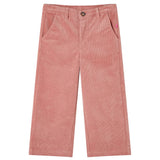 VidaXL Kinderhose 128 Cord Altrosa