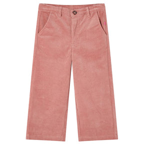 VidaXL Kinderhose 140 Cord Altrosa